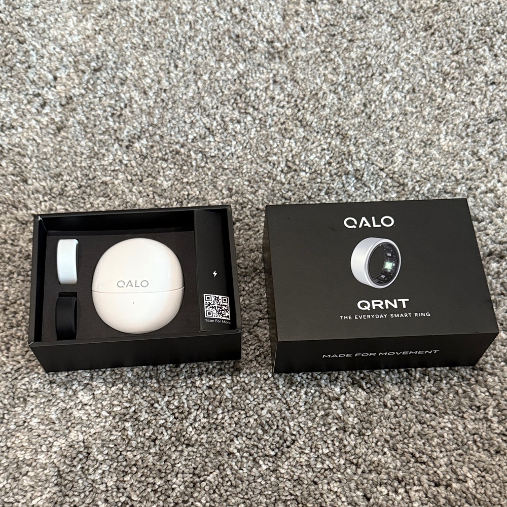 QALO QRNT Smart Ring - silver